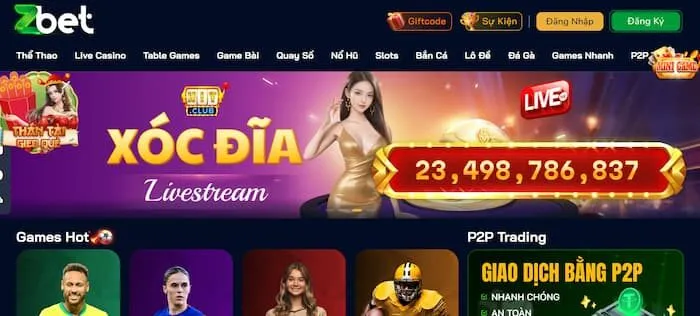 Zbet sở hữu lượng người chơi đông đảo